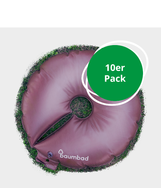 baumbad Premium Baumbewässerungsring zum Bewässern von Bäumen und Sträuchern